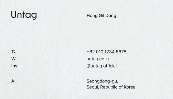 UNTAG mockup